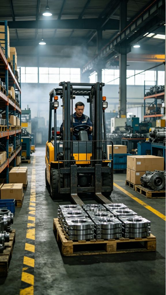 DC Motor Powered Fork Lift