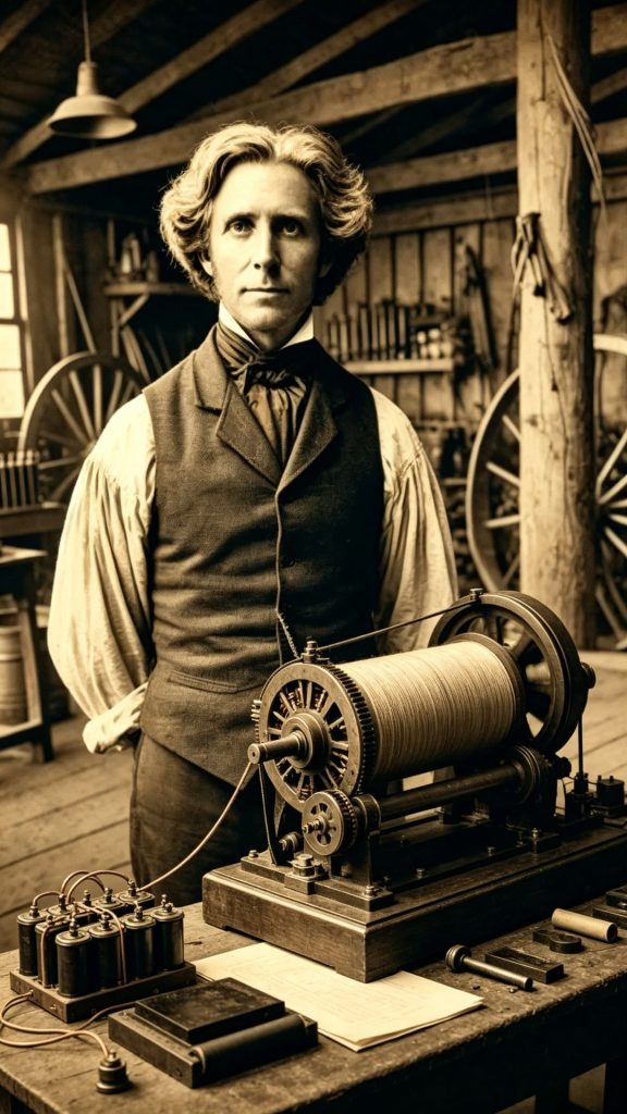 Thomas Davenport built the first battery powered DC motor