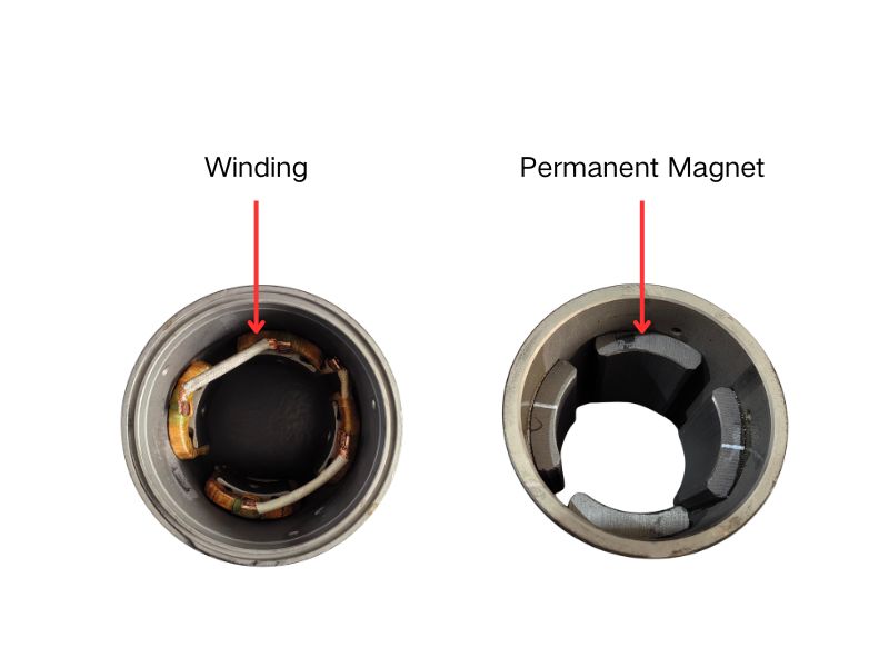 Comparision of permanent magnet and series winding