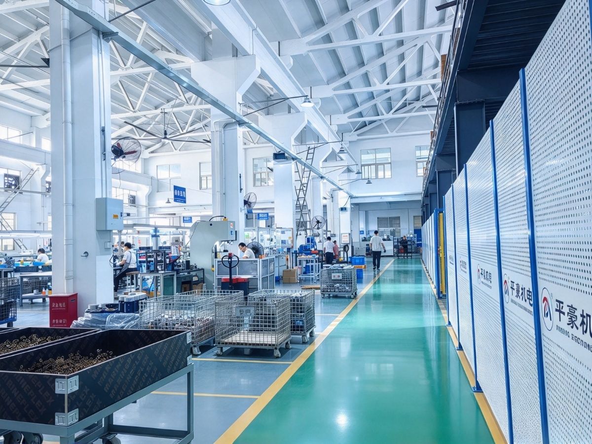 A corner of Pinghao manufacture plant